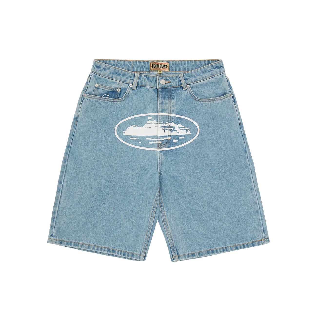 Corteiz Alcatraz Light Blue Jorts