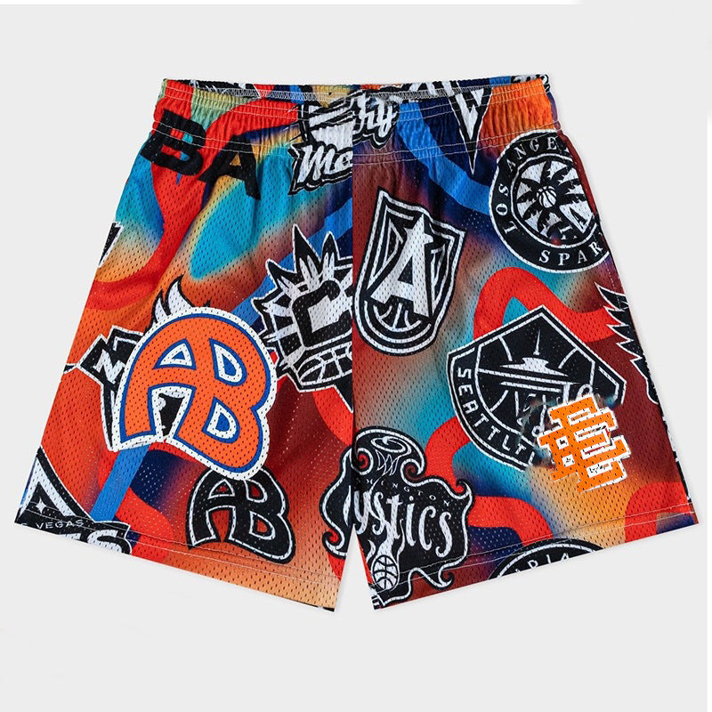 Tie Dye 'AB' Eric Emanuel Shorts