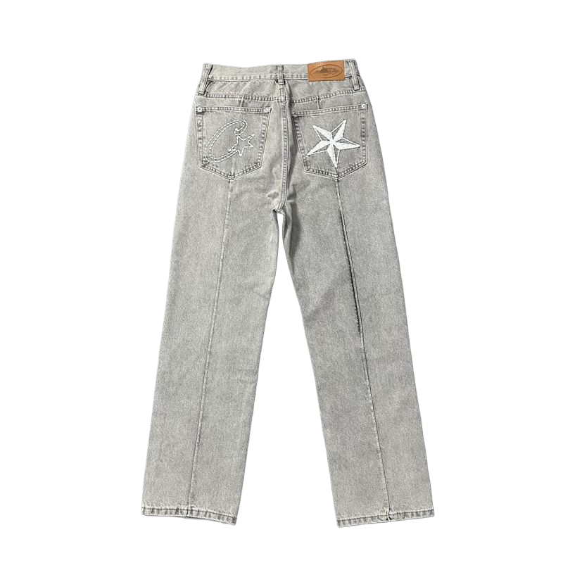 Corteiz Alcatraz Grey Jeans