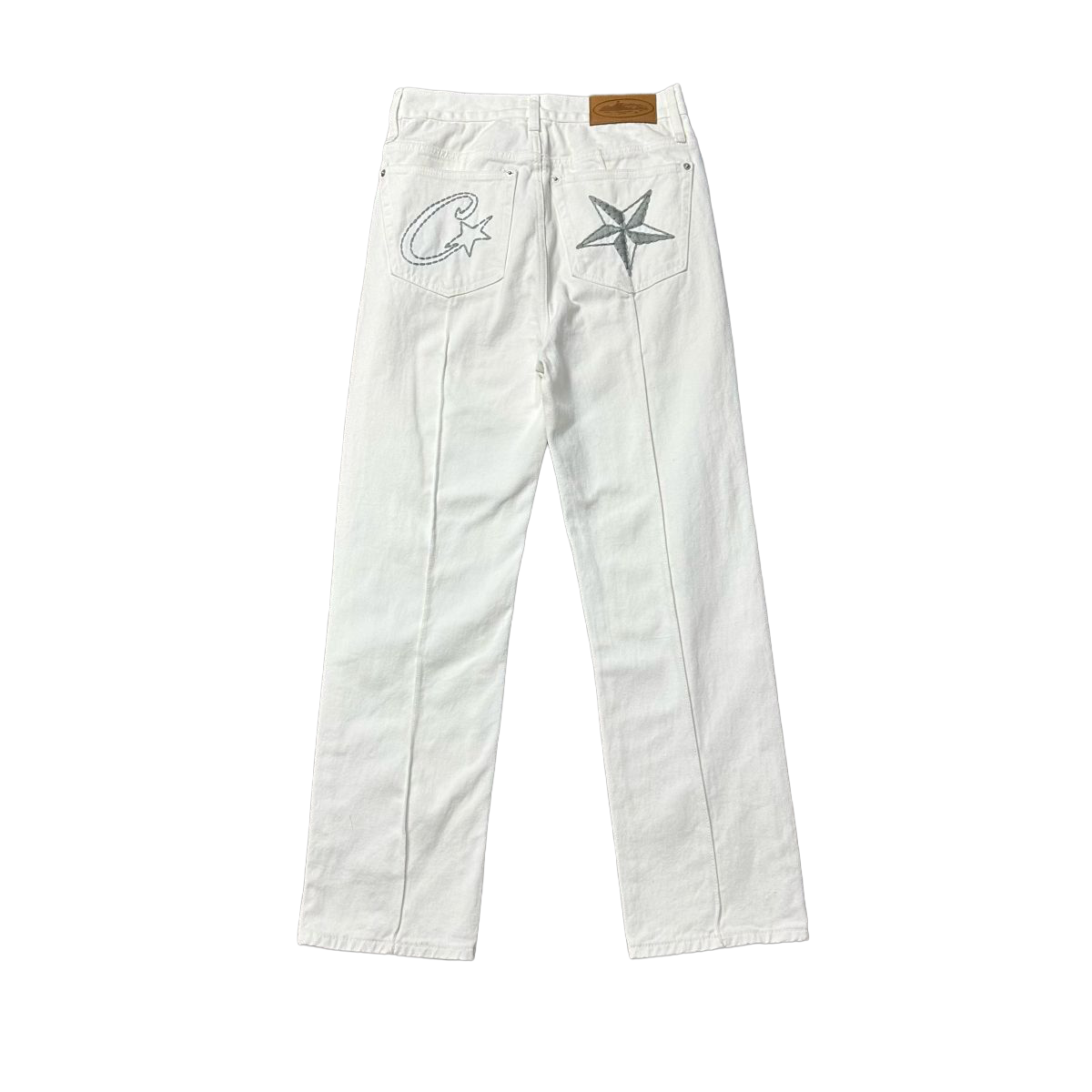 Corteiz Alcatraz White Jeans