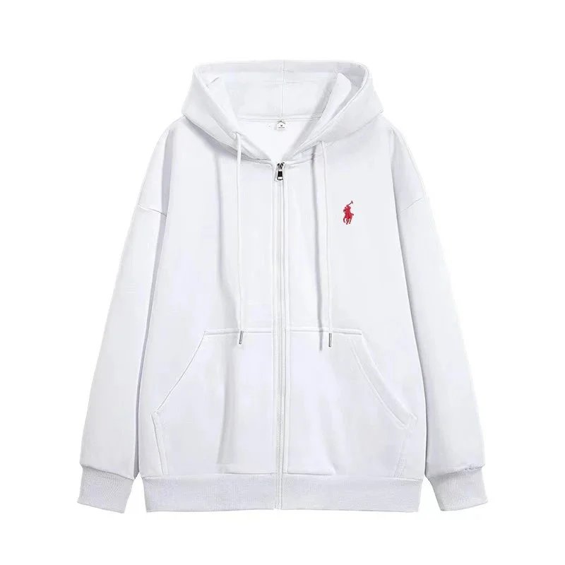 Ralph Lauren White Zip-Up
