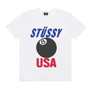 Stussy White USA Shirt