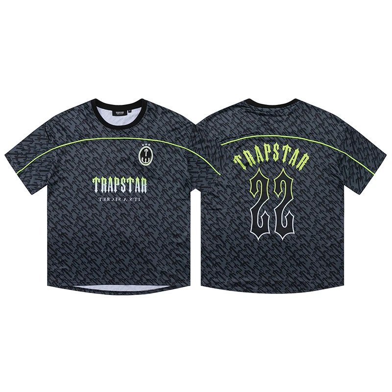 Trapstar Black Football Shirt