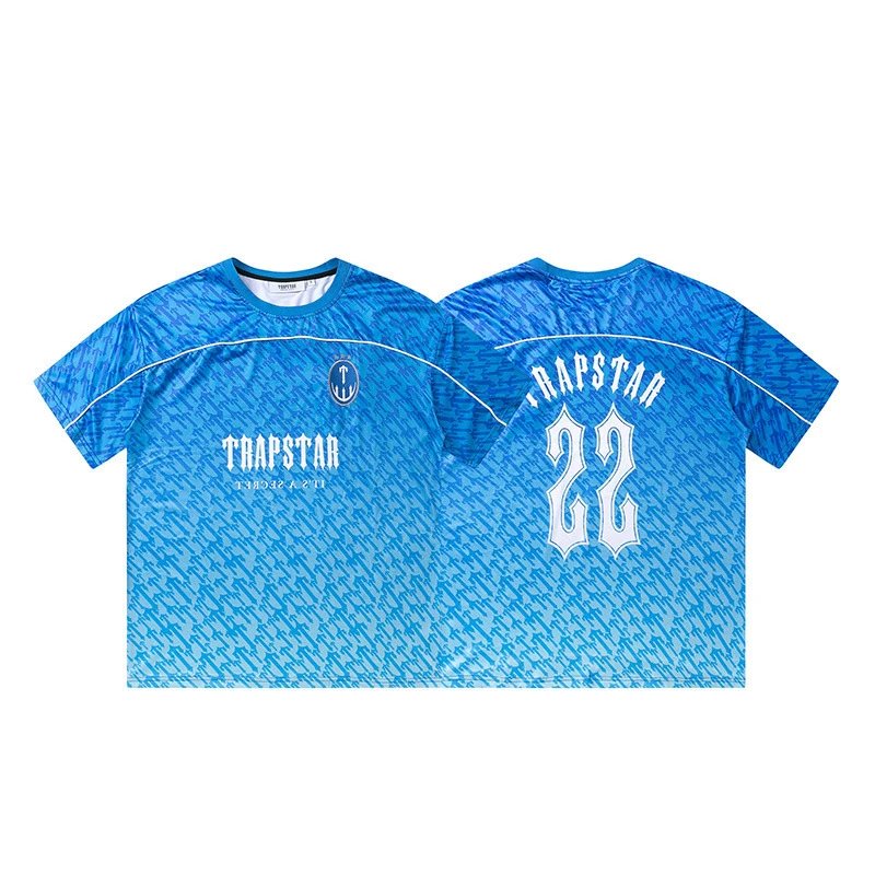 Trapstar Blue Football Shirt
