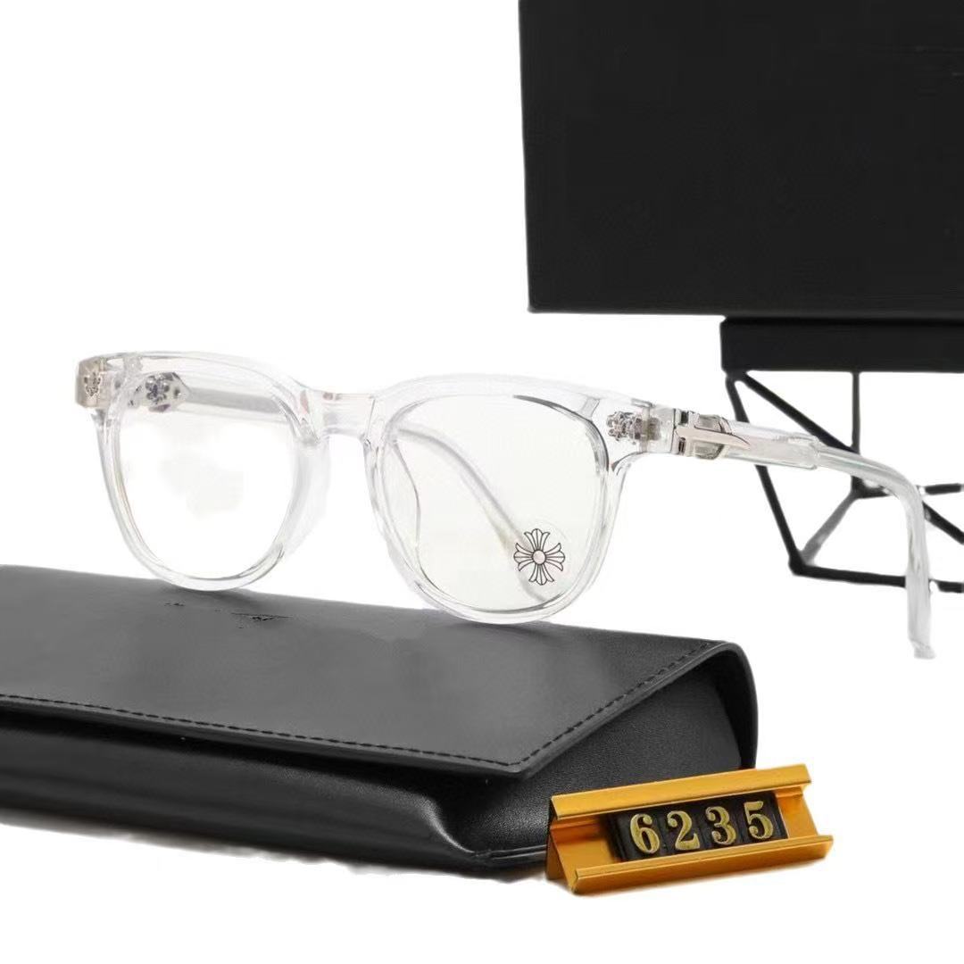 Transparent Chrome Hearts Glasses